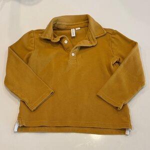 Janie and Jack Mustard Kids Polo
